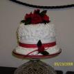 White and red round
